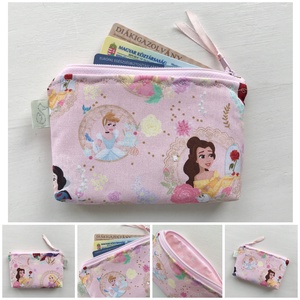 Hercegnő mintás irattartó pénztárca vagy apróságok neszesszere - táska & tok - pénztárca & más tok - pénztárca - gyerek pénztárca - Meska.hu