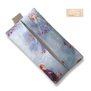 Elza, Anna és Olaf mintás papírzsebkendő tartó - JÉGVARÁZS - Artiroka design - Meska.hu