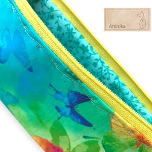 Pillangók szárnyán - Színes, színátmenetes, pillangó mintás prémium tolltartó neszesszer, szemüvegtok - táska & tok - pénztárca & más tok - kártyatartó & irattartó - Meska.hu