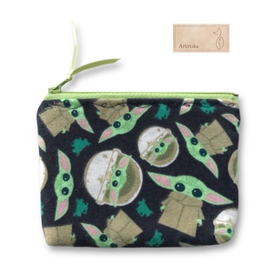 Baby Yoda, Grogu mintás irattartó pénztárca - Star Wars - Yoda mester - Artiroka design - Meska.hu