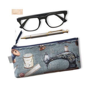 Vintage varrógép mintás tolltartó neszesszer, szemüvegtok vagy  mobiltok , Táska & Tok, Neszesszer, Varrás, Hímzés, MESKA