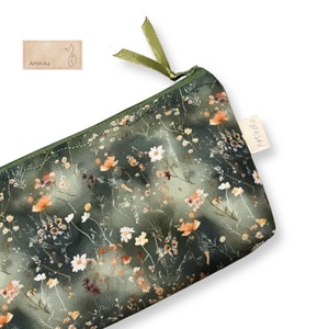 Mezei virág mintás vízálló tolltartó, neszesszer, szemüvegtok - SZÜLETÉSNAP  -  Artiroka design - Meska.hu