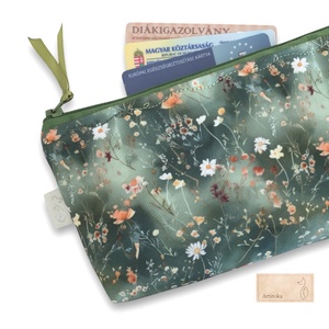 Mezei virág mintás vízálló tolltartó, neszesszer, szemüvegtok - Meska.hu