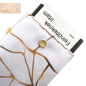 Elegáns könyvtok vízálló textilből  - Meska.hu