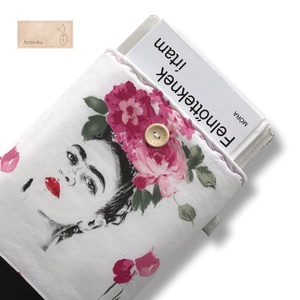 Frida Kahlo mintás könyvtok vagy tablet tartó tok    -  Artiroka design  - Meska.hu