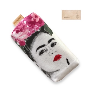 Frida Kahlo mintás, bélelt papírzsebkendő tartó  - Artiroka design - Meska.hu
