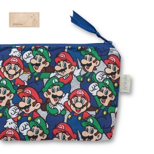 Mario és Luigi mintás tolltartó neszesszer, szemüvegtok vagy mobiltok  - Artiroka design - Meska.hu