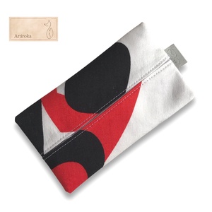 Retro mintás pamut textil papírzsebkendő tartó -  Artiroka design - Meska.hu