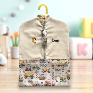 Munkagépek mintás ovis  SZETT - Artiroka design - játék & sport - ovis felszerelés - ovis szett - Meska.hu