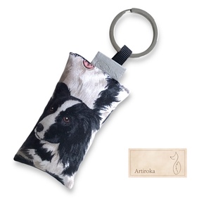 Border Collie kutya mintás egyedi kulcstartó  - Artiroka design  - táska & tok - kulcstartó & táskadísz - kulcstartó - Meska.hu