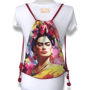 Frida Kahlo mintás egyedi gymbag hátizsák - Artiroka - Meska.hu