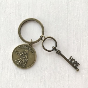 Kis herceg  mintás egyedi kulcstartó Vintage kulcs medállal  - Artiroka design, Ékszer, Nyaklánc, Medál, Ékszerkészítés, Meska