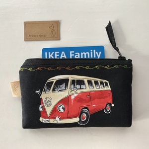 Retro Volkswagen busz, irattartó pénztárca - Artiroka design - táska & tok - pénztárca & más tok - pénztárca - Meska.hu
