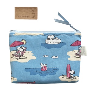 SNOOPY a Balatonnál mintás prémium irattartó pénztárca  - Artiroka design - táska & tok - pénztárca & más tok - pénztárca - gyerek pénztárca - Meska.hu