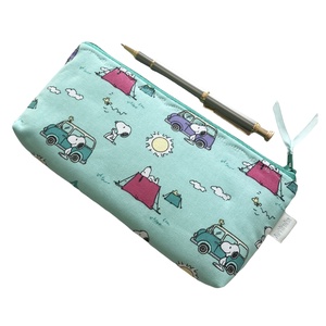 SNOOPY nyaral - mintás prémium neszesszer, tolltartó, szemüvegtok  - Artiroka design - otthon & életmód - papír, írószer - tolltartó & ceruzatekercs - Meska.hu