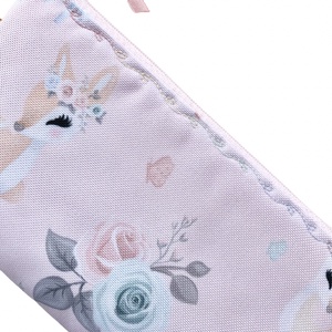 Őz mintás, vízálló textilből készült tolltartó neszesszer, szemüvegtok - Artiroka design - táska & tok - neszesszer - Meska.hu