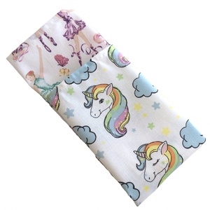 Unikornis mintás, pamut textil zsebkendő vagy szalvéta szett - Artiroka design - szépségápolás - egészségmegőrzési kellékek - Meska.hu