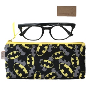 Batman mintás prémium pamut szemüvegtok, tolltartó vagy pipa tartó neszesszer akár APÁK NAPJÁRA - Artiroka design - táska & tok - pénztárca & más tok - szemüvegtok - Meska.hu