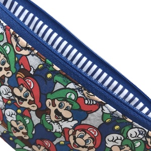 Mario és Luigi mintás tolltartó neszesszer, szemüvegtok vagy mobiltok  - Artiroka design - otthon & életmód - papír, írószer - tolltartó & ceruzatekercs - Meska.hu