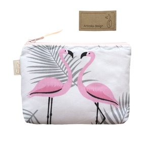 Flamingó mintás irattartó pénztárca - Artiroka design - táska & tok - pénztárca & más tok - pénztárca - női pénztárca - Meska.hu