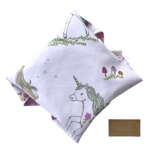 Unikornis mintás pamut textil újraszalvéta, szendvics vagy uzsonna csomagoló  - Artirokadesign, Táska & Tok, Uzsonna- & Ebéd tartó, Szendvics csomagoló, Varrás, MESKA