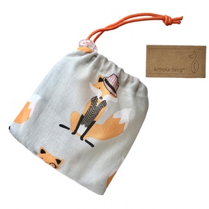 Róka - Móka bambusz frottir arctisztítópárna csomag, hordozó zsákkal - NoWaste , Szépségápolás, Arcápolás, Arctisztító korong, Varrás, MESKA