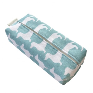 Tacskó kutya mintás bélelt papírzsebkendő tartó prémium textilből - Artiroka design - táska & tok - pénztárca & más tok - zsebkendőtartó tok - Meska.hu