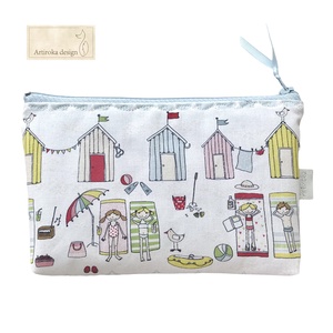 Nyári emlék -  prémium neszesszer, szemüvegtok, tolltartó - Artiroka design, Táska & Tok, Neszesszer, Varrás, Hímzés, MESKA