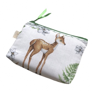 Bambi és gyermeke mintás irattartó pénztárca, neszesszer - ANYÁK NAPJA - Artiroka design - táska & tok - pénztárca & más tok - kártyatartó & irattartó - Meska.hu