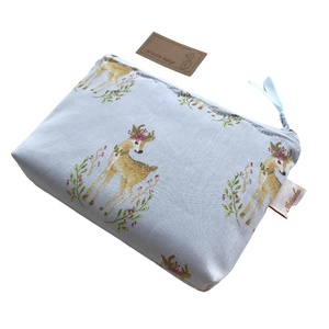 Őzike mintás irattartó pénztárca, neszesszer - Bambi - Artiroka design - táska & tok - pénztárca & más tok - kártyatartó & irattartó - Meska.hu
