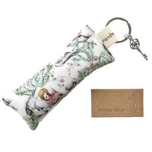Unikornis szárnyas ló és tündér lány mintás  kulcstartó +  vintage kulcs medál  - Artiroka design - táska & tok - kulcstartó & táskadísz - kulcstartó - Meska.hu
