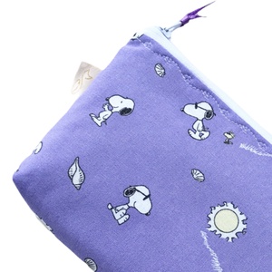 SNOOPY a kagylók között mintás prémium neszesszer, tolltartó, szemüvegtok  - Artiroka design - otthon & életmód - papír, írószer - tolltartó & ceruzatekercs - Meska.hu