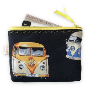 Retro Volkswagen busz mintás, irattartó pénztárca - APÁK NAPJA - Artiroka design - Meska.hu