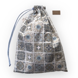 Kenyeres zsák, cementlap mintával, lélegző PUL belsővel, nagy méretben - Artiroka design - táska & tok - bevásárlás & shopper táska - kenyeres zsák - Meska.hu