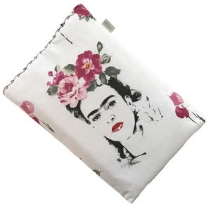 KÖNYVTOK vagy tablet tartó tok - Frida Kahlo mintával   -  Artiroka design , Könyv & Zene, Könyvtok, Varrás, Hímzés, MESKA