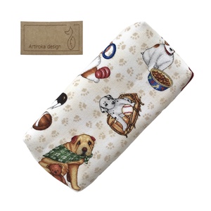 Kiskutya és tappancs mintás zsebkendőtartó - Meska.hu