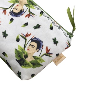 Frida Kahlo mintás  tolltartó irattartó pénztárca vagy tolltartó neszesszer vagy szemüvegtok - Artiroka design, Táska & Tok, Neszesszer, Varrás, Hímzés, MESKA
