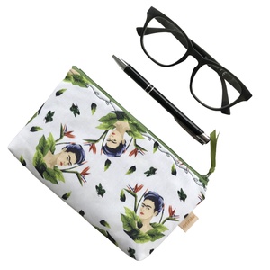 Frida Kahlo mintás  tolltartó irattartó pénztárca vagy tolltartó neszesszer vagy szemüvegtok - Artiroka design - táska & tok - neszesszer - Meska.hu