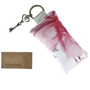 Flamingó madár mintás kulcstartó - Artiroka design  - táska & tok - kulcstartó & táskadísz - kulcstartó - Meska.hu
