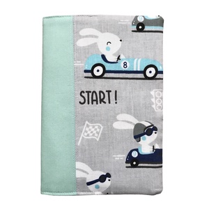 Versenyautós nyuszis  egészségügyi kiskönyv borító - Artiroka design - otthon & életmód - papír, írószer - Meska.hu
