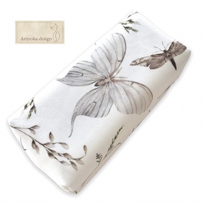 Pillangó mintás prémium pamut textil,  papírzsebkendő tartó - Artiroka design, Táska & Tok, Pénztárca & Más tok, Zsebkendőtartó tok, Varrás, MESKA