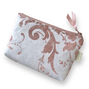 Púder és pasztell ezüstszürke színű, vízálló irattartó pénztárca vagy tolltartó neszesszer  - Artiroka design  - táska & tok - pénztárca & más tok - pénztárca - női pénztárca - Meska.hu