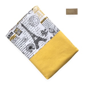 KÖNYVTOK - Párizs, Eiffel torony mintás, könyvtok vagy Ipad tok  - Artiroka design  - könyv & zene - könyvtok - Meska.hu