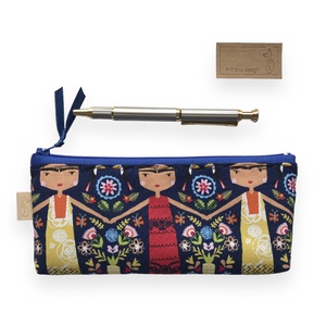 Frida Kahlo mintás  prémium tolltartó neszesszer, szemüvegtok  - Artiroka design - táska & tok - neszesszer - Meska.hu