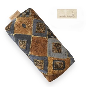 Gustav Klimt festményrészlet mintás PRÉMIUM zsebkendőtartó, leheletnyi  arannyal fűszerezve - Artiroka design, Táska & Tok, Pénztárca & Más tok, Zsebkendőtartó tok, Varrás, MESKA
