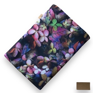 Őszi hortenzia és levelek mintás vízálló KÖNYVTOK - Artiroka design - könyv & zene - könyvtok - Meska.hu