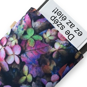 Őszi hortenzia és levelek mintás vízálló KÖNYVTOK - Artiroka design - könyv & zene - könyvtok - Meska.hu