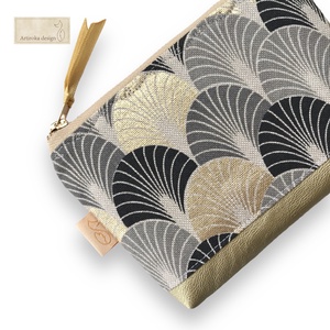 Art Deco mintás irattartó pénztárca, vagy tolltartó neszesszer, szemüvegtok, mobiltok - Artiroka design - táska & tok - pénztárca & más tok - pénztárca - női pénztárca - Meska.hu