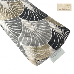 Art Deco mintás,  arany - fekete színű elegáns papírzsebkendő tartó - KARÁCSONY - Artiroka design - táska & tok - pénztárca & más tok - zsebkendőtartó tok - Meska.hu