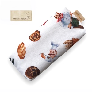 AKCIÓ - Pék és sütemény mintás papírzsebkendő tartó   -  Artiroka design, Táska & Tok, Pénztárca & Más tok, Zsebkendőtartó tok, Varrás, MESKA